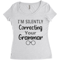 Im Silently Correcting Your Grammar Nice Gift Idea Women's Triblend Scoop T-shirt | Artistshot