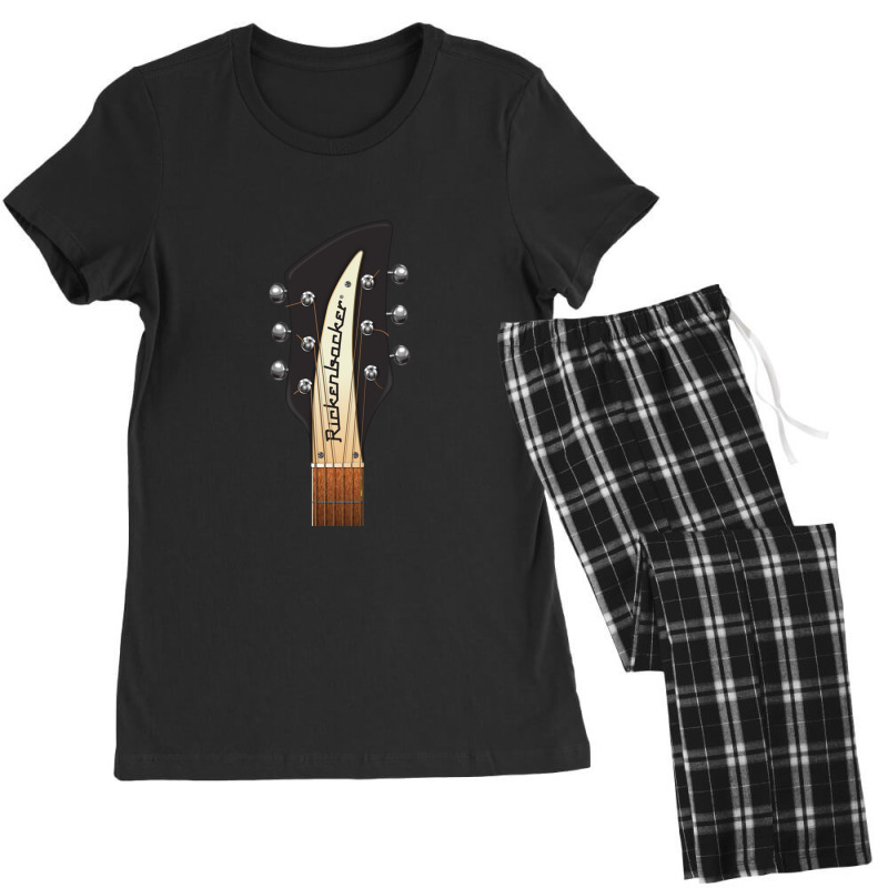 Guitar Headstock Art - Rickenbacker Women's Pajamas Set by RobinBrewington | Artistshot