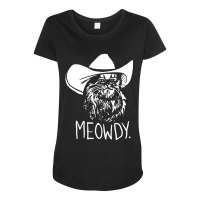 Meowdy Cat Meme Maternity Scoop Neck T-shirt | Artistshot