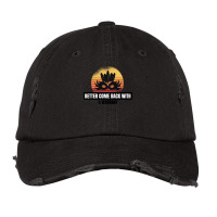 Better Come Back With A Warrant Cute Gift Vintage Cap | Artistshot