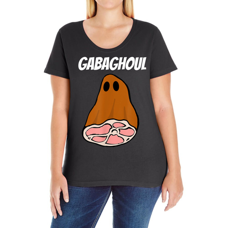 New Jersey Slang Halloween Dry Cured Meat Gabaghoul Gabagool T Shirt Ladies Curvy T-Shirt by tamkyfashions | Artistshot