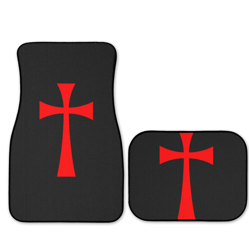 Long Cross - Knights Templar - Holy Grail - The Crusades Full Set Car Mats | Artistshot