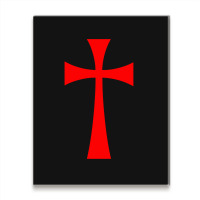 Long Cross - Knights Templar - Holy Grail - The Crusades Metal Print Vertical | Artistshot