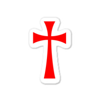 Long Cross - Knights Templar - Holy Grail - The Crusades Sticker | Artistshot