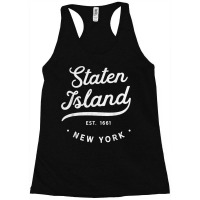 Classic Retro Vintage Staten Island New York City Usa Pride Racerback Tank | Artistshot