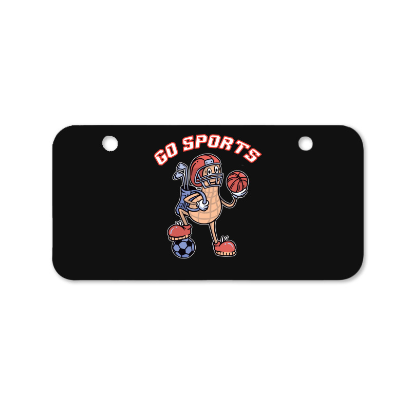 Sport Peanut Bicycle License Plate | Artistshot