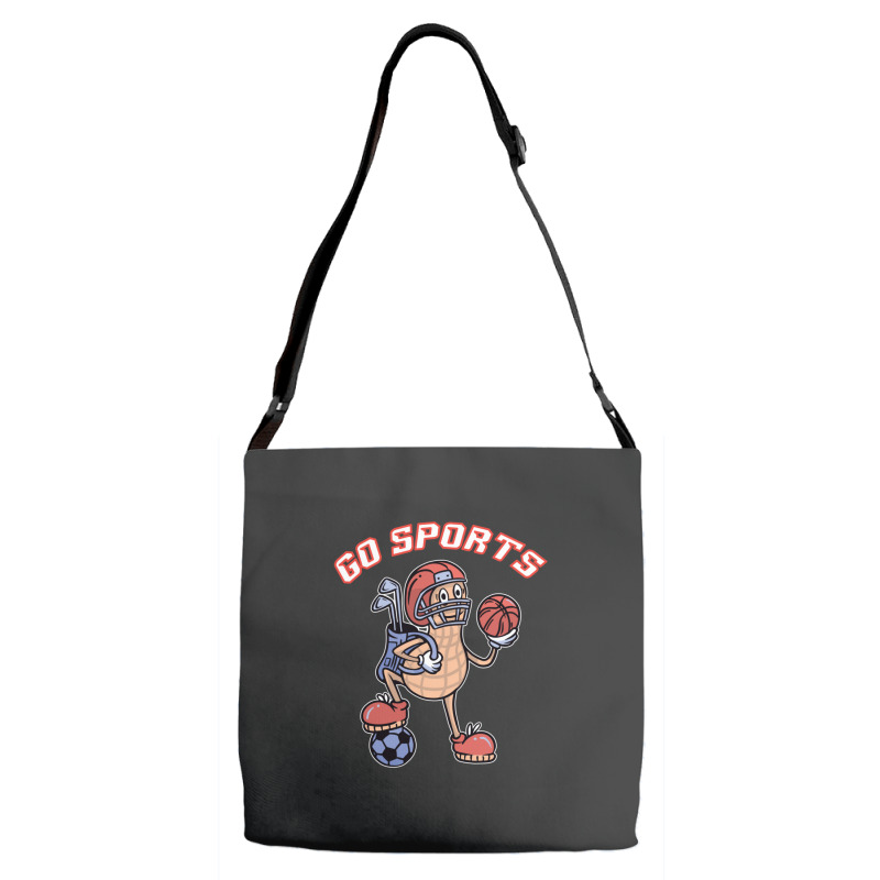 Sport Peanut Adjustable Strap Totes | Artistshot