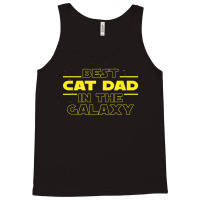 Mens Cat Lover Gifts Best Cat Dad In The Galaxy Best Cat Dad Ever Tank Top | Artistshot