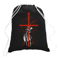 Templar Knight Crusader Templar Knights Drawstring Bags | Artistshot