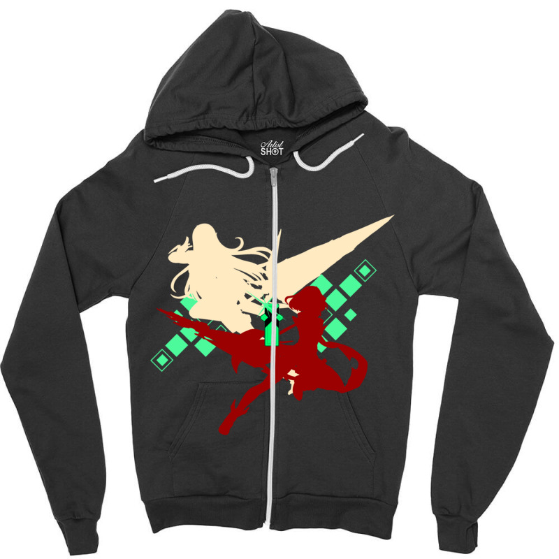 Xenoblade Chronicles 2  Pyra Amp Mythra Zipper Hoodie | Artistshot