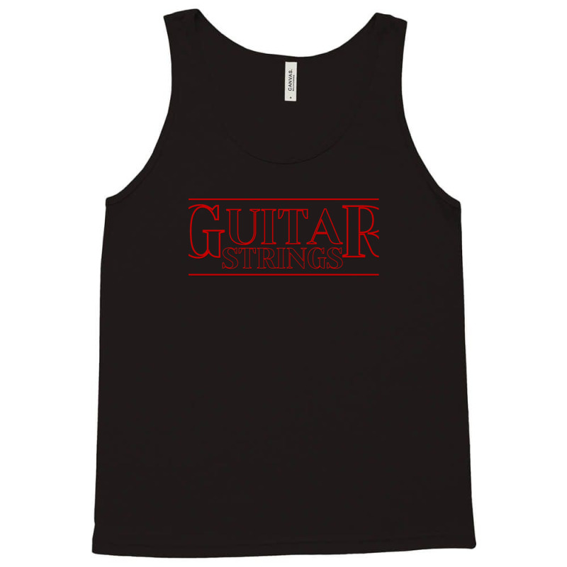 Guitar Strings Red  1 Tank Top by RobinBrewington | Artistshot