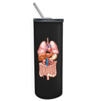 Halloween T Shirt Internal Organ Diagram Anatomy Skinny Tumbler | Artistshot