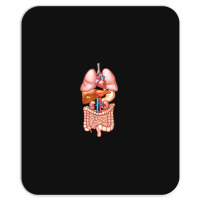 Halloween T Shirt Internal Organ Diagram Anatomy Mousepad | Artistshot