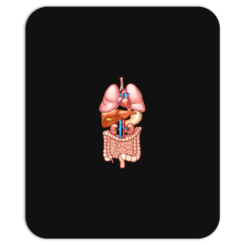 Halloween T Shirt Internal Organ Diagram Anatomy Mousepad | Artistshot