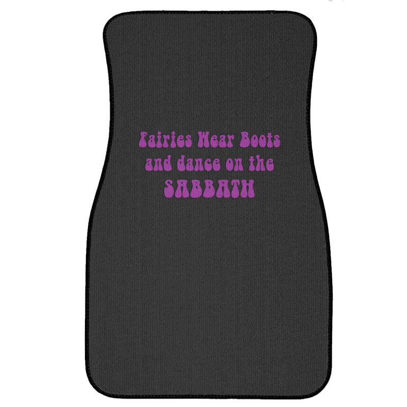 Fairies Wear Boots Front Car Mat | Artistshot