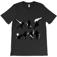 Xenoblade Party Silhouette Ver. 2 T-shirt | Artistshot