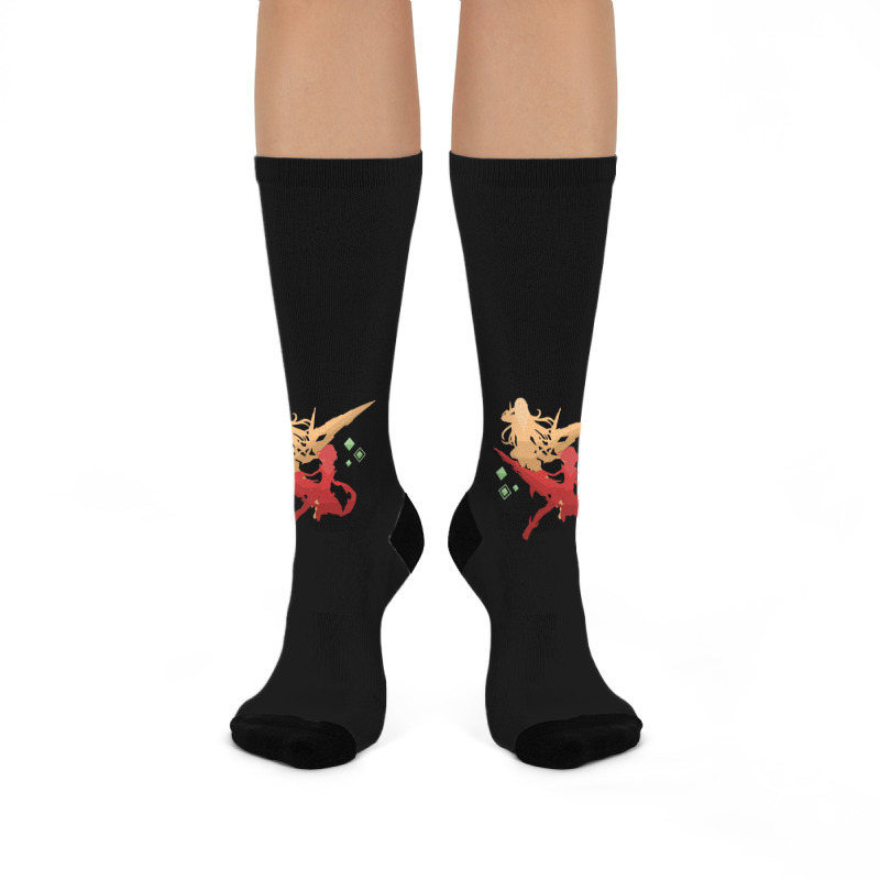 Xenoblade Pyra And Mythra Crew Socks | Artistshot