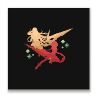 Xenoblade Pyra And Mythra Metal Print Square | Artistshot