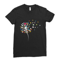 Funny Dandelion Books Gift For Reading Lover Women Girls Ladies Fitted T-shirt | Artistshot