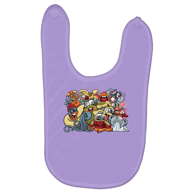 Animal Space Heroes Baby Bibs by Specstore | Artistshot