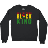 Men's Juneteenth Black King Emancipation Day Melanin Pride Crewneck Sweatshirt | Artistshot