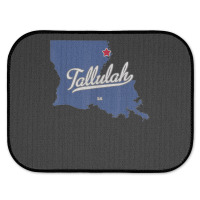 Tallulah Louisiana La Map Rear Car Mat | Artistshot