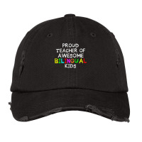 Womens Bilingual Spanish Teacher Bilingual Maestra Spanish Teacher Vintage Cap | Artistshot