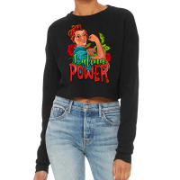 Latina Power Strong Woman Cropped Sweater | Artistshot