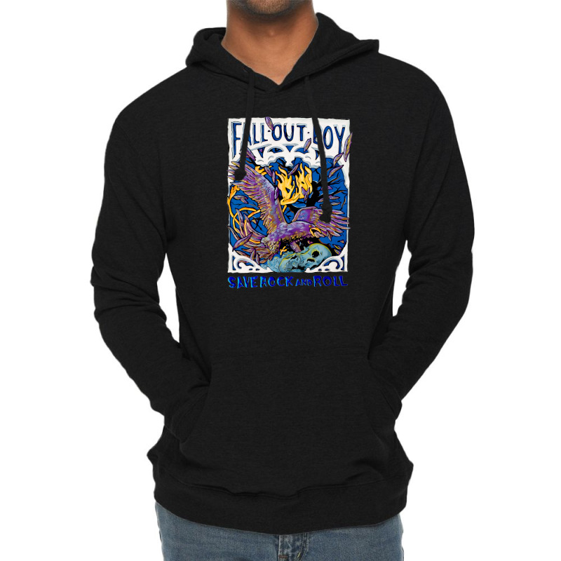 Boy Save Rock And Roll Lightweight Hoodie | Artistshot