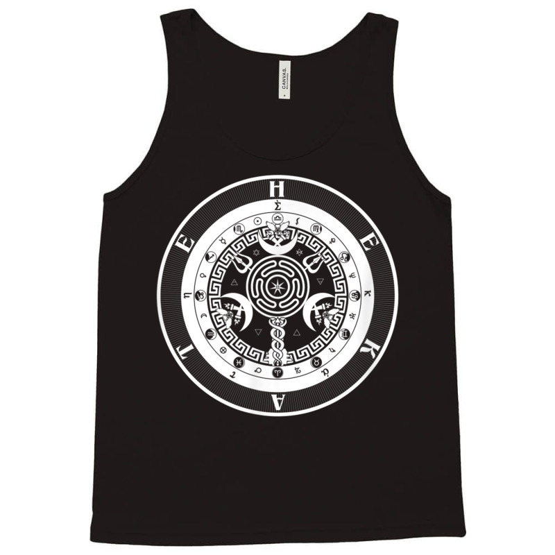 Pagan Hekate Symbol Pagan Wicca Symbol Hecate Wheel Goddess Tank Top by LucianaFoster | Artistshot