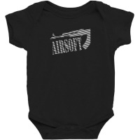 Airsoft Funny Gun Game Machine Baby Bodysuit | Artistshot