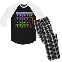 Particles Standard Model Higgs Boson Physics Teacher Student Men's 3/4 Sleeve Pajama Set | Artistshot