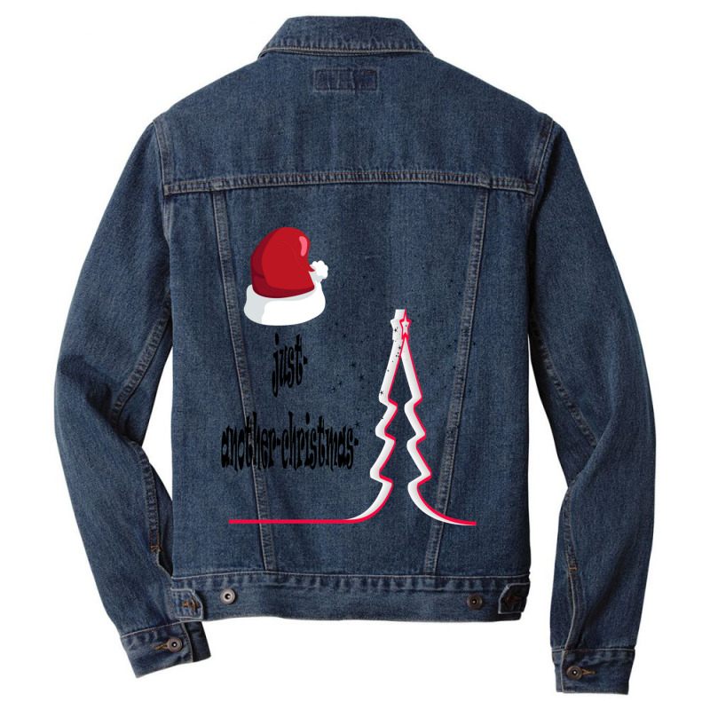 Justanotherchristmas Funny Men Denim Jacket | Artistshot