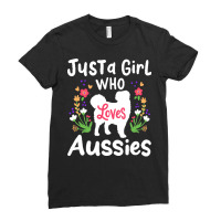 Aussie T  Shirt Aussie Australian Shepherd T  Shirt Ladies Fitted T-shirt | Artistshot