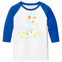 Australian Shepherd T  Shirt Australian Shepherd Dog With Bike T  Shir Youth 3/4 Sleeve | Artistshot