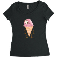 Strawberry Ice Cream Cone Gift Women's Triblend Scoop T-shirt | Artistshot