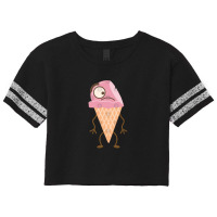 Strawberry Ice Cream Cone Gift Scorecard Crop Tee | Artistshot