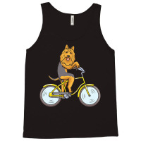 Australian Terrier T  Shirt Australian Terrier Dog With Bike T  Shirt Tank Top | Artistshot