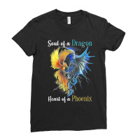 Soul Of A Dragon Heart Of A Phoenix Tee For Men Women Ladies Fitted T-shirt | Artistshot