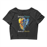 Soul Of A Dragon Heart Of A Phoenix Tee For Men Women Crop Top | Artistshot