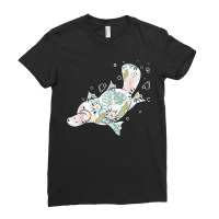 Platypus Floral Zookeeper Animal Lover Marine Biologist Ladies Fitted T-shirt | Artistshot