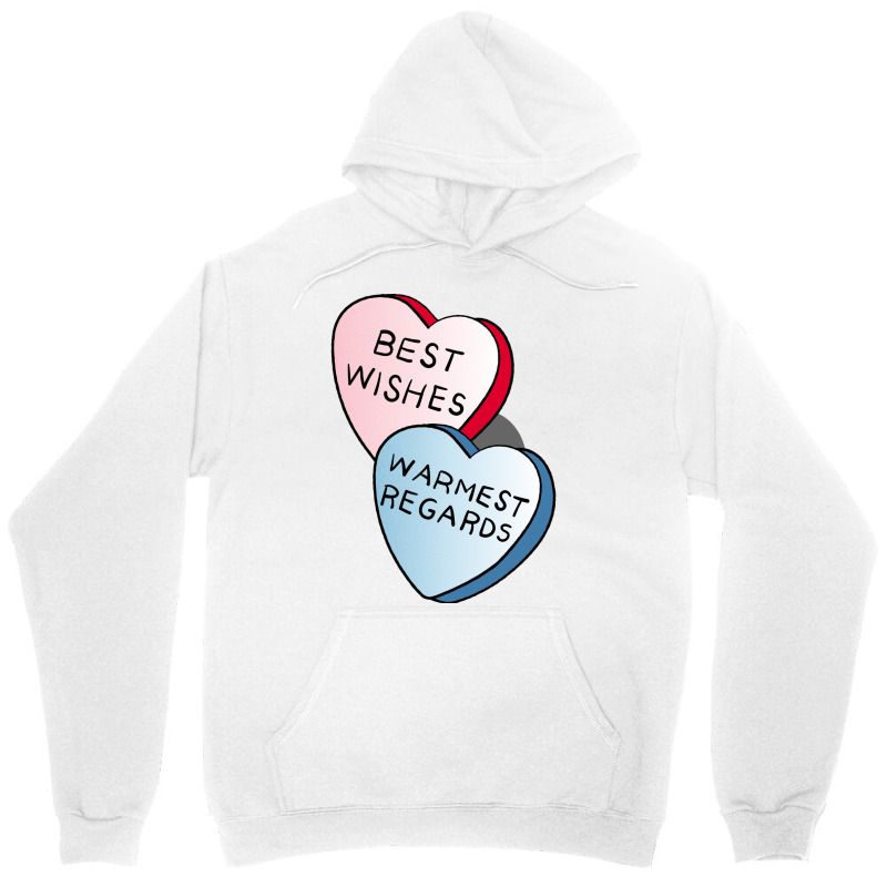 Best Wishes Warmest Regards On Candy. David Rose And Stevie Banter Awk Unisex Hoodie | Artistshot