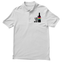 I Like The Wine Not The Label Men's Polo Shirt | Artistshot