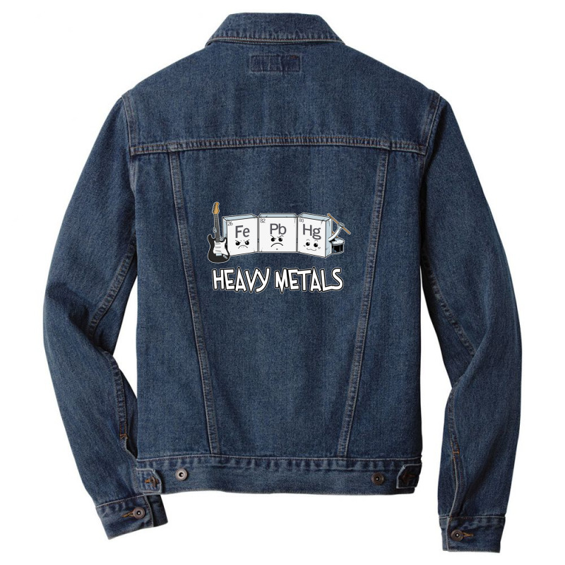 Funny Heavy Metal Elements Chemistry T Shirt Gift For Women Men Men Denim Jacket | Artistshot