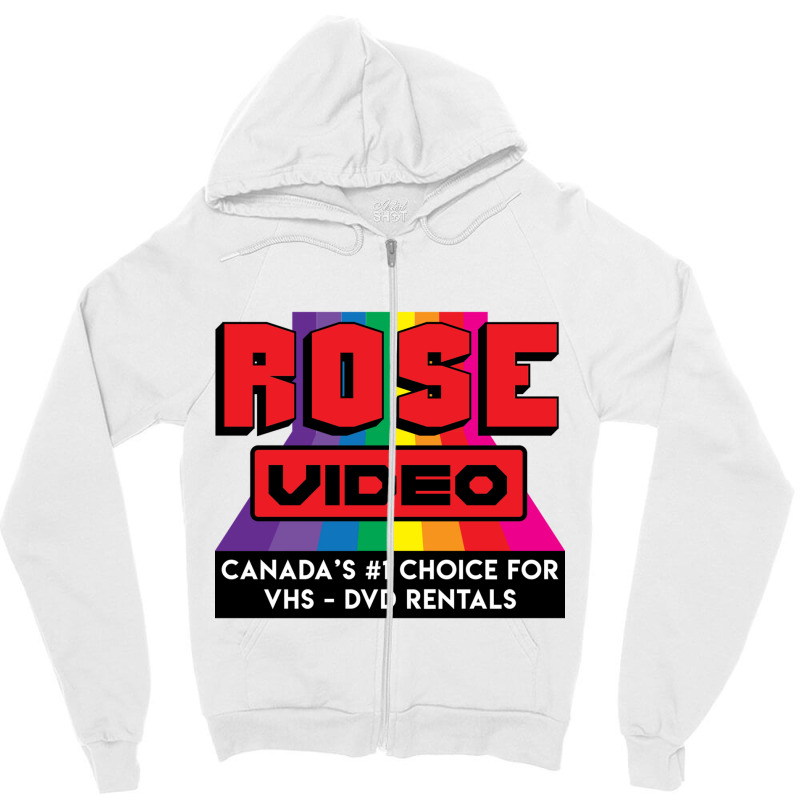 Rose Video Zipper Hoodie | Artistshot