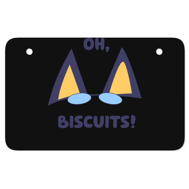 Oh Biscuits Atv License Plate | Artistshot