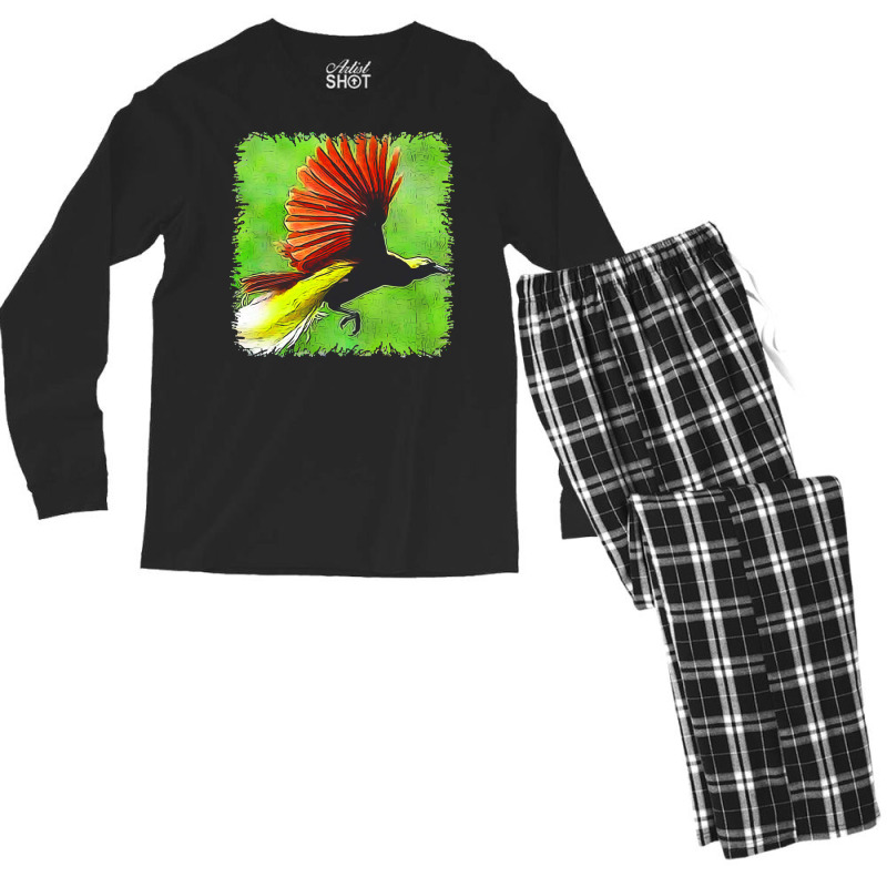 Bird T  Shirt B I R D   2 T  Shirt Men's Long Sleeve Pajama Set | Artistshot