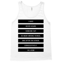 So Many Wrong Things Tank Top | Artistshot