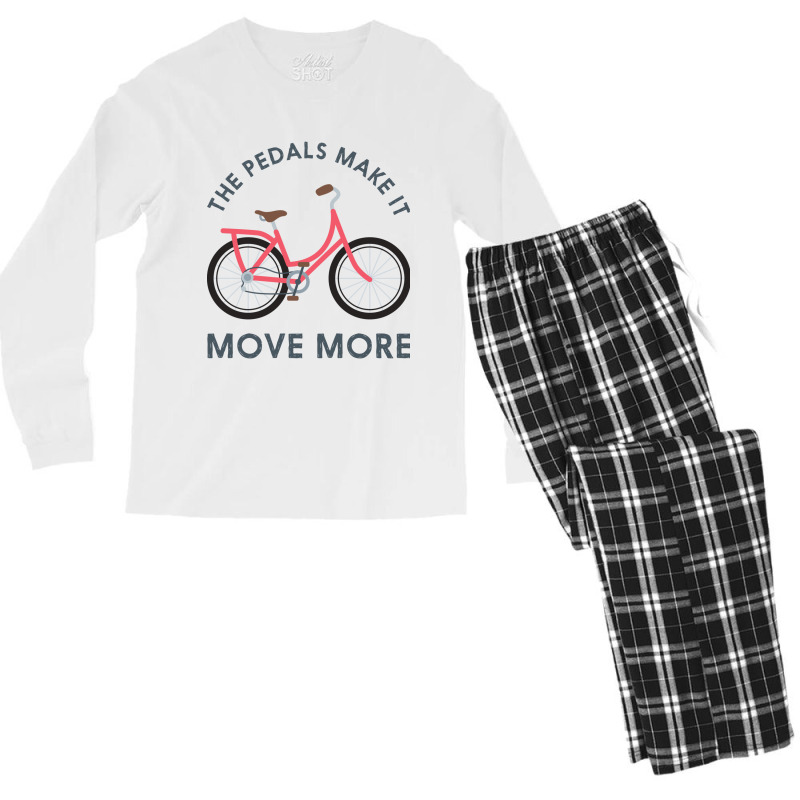 The Pedals Make It Move More  Schitts Creek Quote Men's Long Sleeve Pajama Set | Artistshot