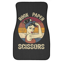 Womens Rock Paper Scissors Tee Lesbian Women Girls Gay Pride Parade Front Car Mat | Artistshot